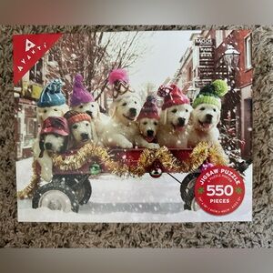 🐩🎄Advanti Christmas Theme Dog Puzzle, 550 pieces, NEW